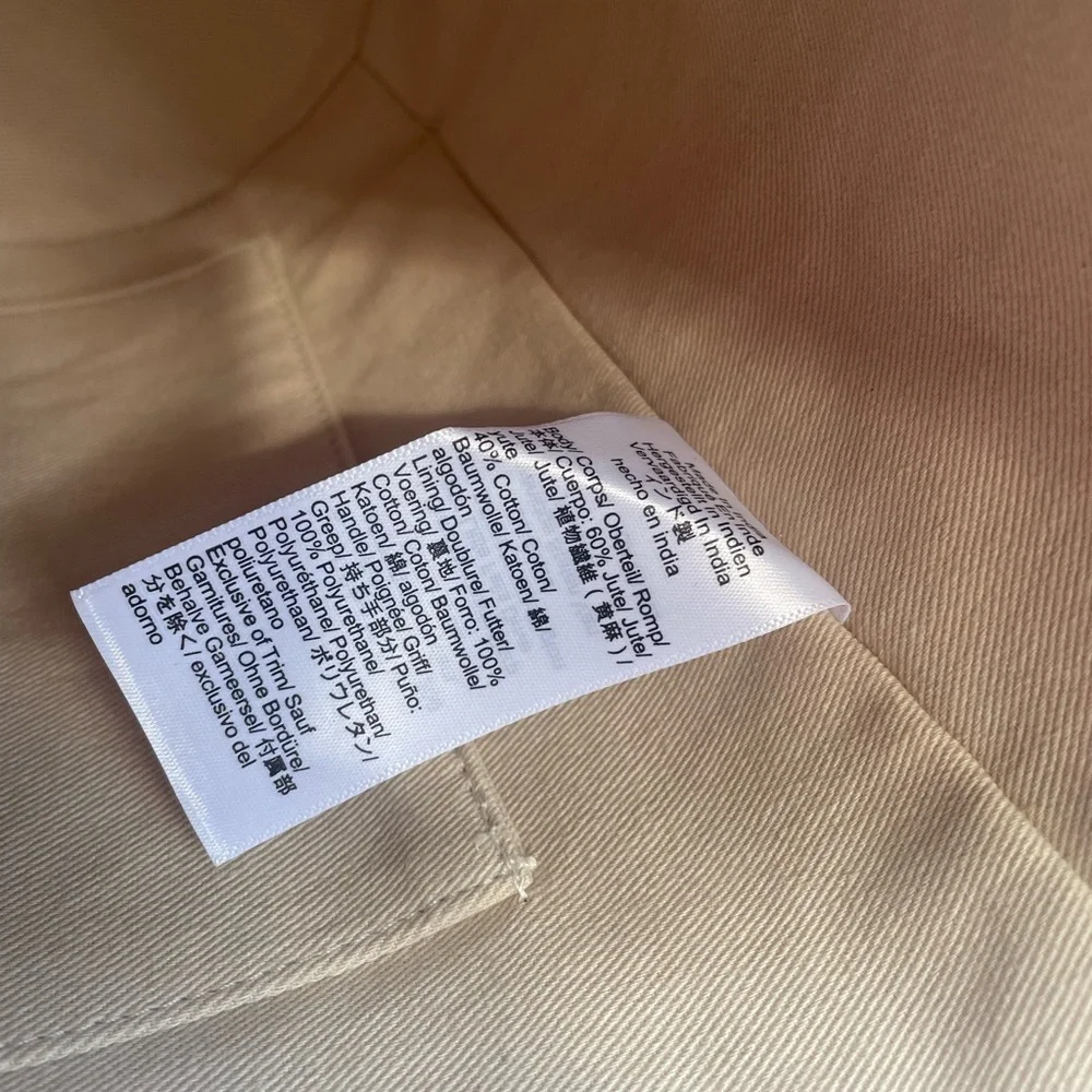 J. Crew Factory Canvas Bucket Bag NWT